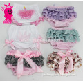 New fashion solid color PP baby bloomer,baby plastic diaper cover, baby ruffle bloomers baby girls shorts